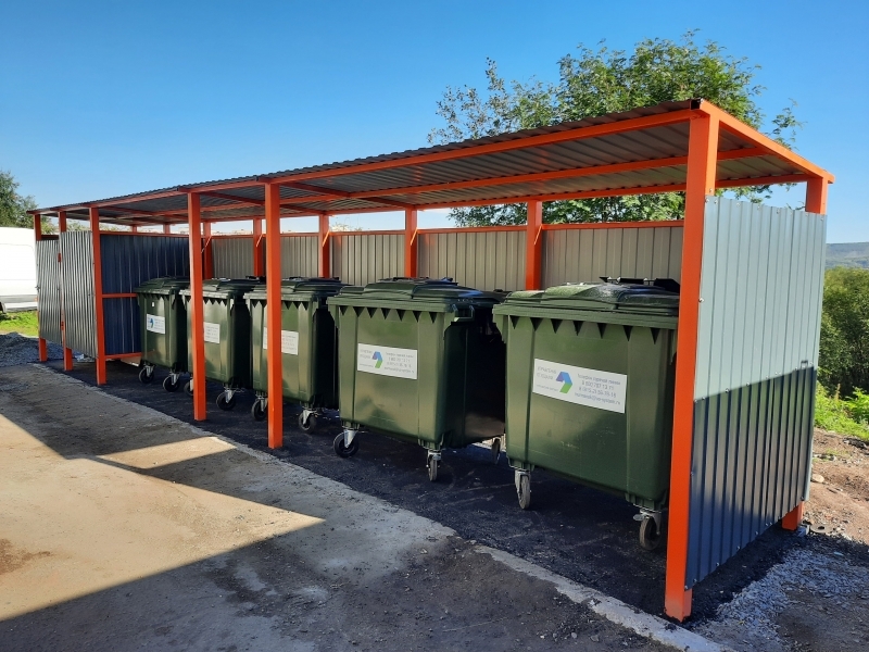 Огораживание мусорных контейнеров