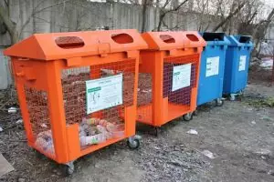 контейнер для раздельного сбора мусора 1100 л