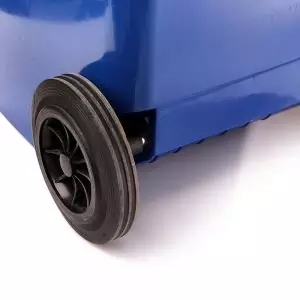 Мусорный бак 120 л с крышкой на колесах
